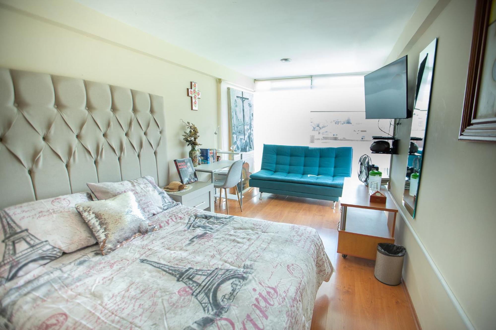 Habitacion Matrimonial Con Cama Y Sofa Para Cuatro Personas Tlaxcalancingo Eksteriør billede